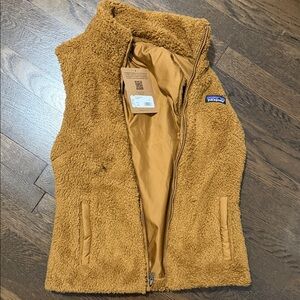 Patagonia Tan Fleece Vest